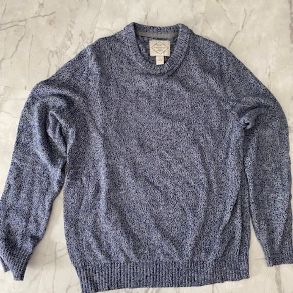Mens Sweater St John's Bay Size L Blue